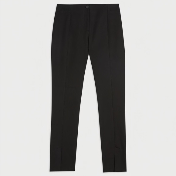 NWOT Ted Baker Ozete Slit Detail Trousers in Black - Picture 2 of 9